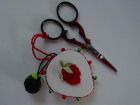 Strawberry and Blackberry Scissors Keeper